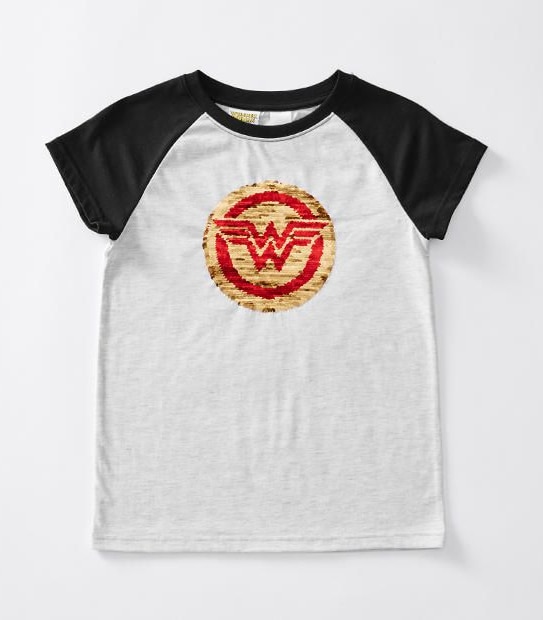 Wonder Woman Short Sleeve Sequin T-Shirt