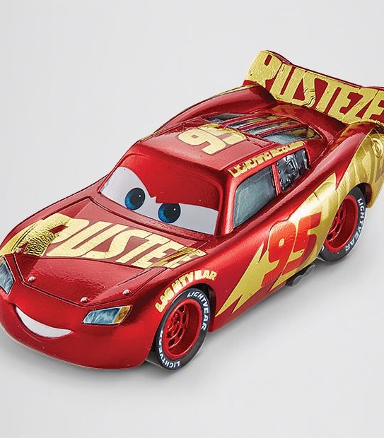 Disney Pixar Cars 3 Chrome Wrap Rusteze Lightening McQueen Car
