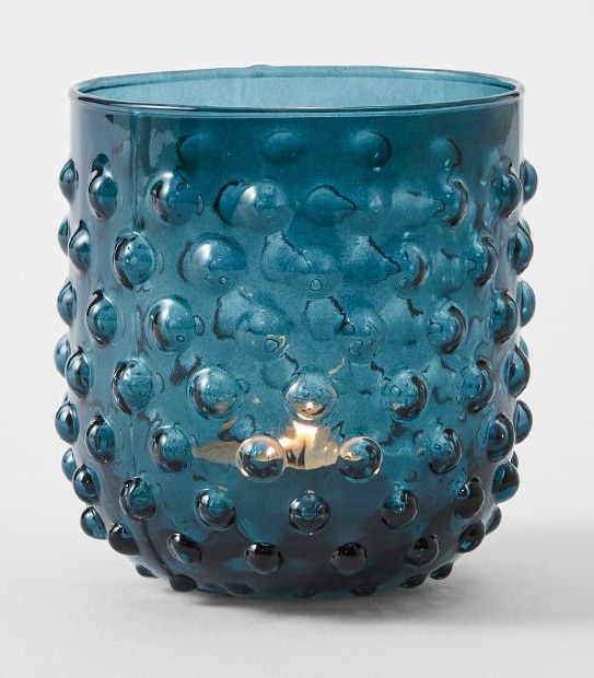 Coloured Glass Tealight Holder