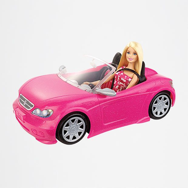 Barbie\u0026reg; Glam Convertible Car \u0026 Doll 