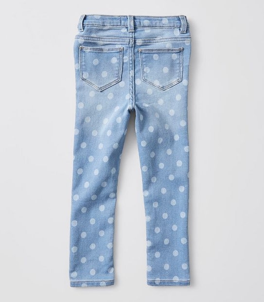 Girls Wonder Denim Spot Jeggings - Blue