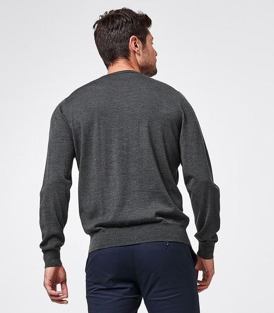 Preview Merino Wool V Neck Knit Jumper
