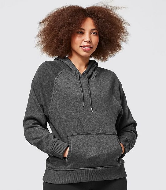 Active Fashion Hoodie Jumper - Charcoal Marle