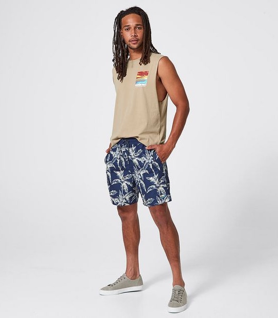 Piping Hot Palm Beach Volley Shorts