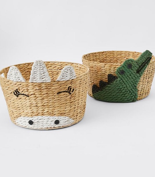 Kids Crocodile Storage Basket