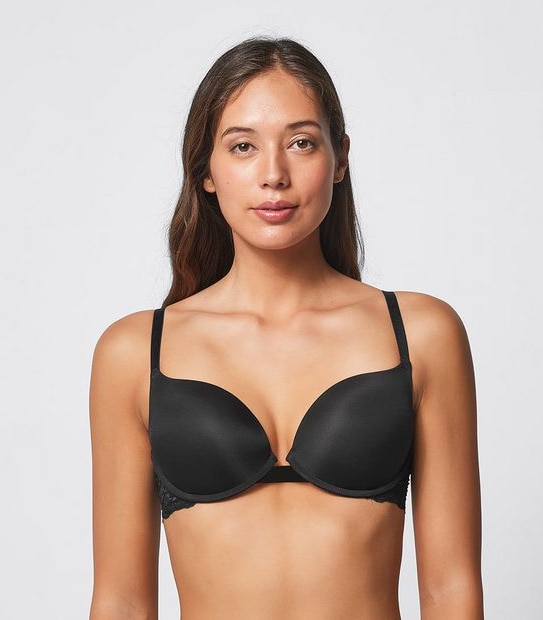 Double Push Up Bra; Style: TLDBP070 - Black