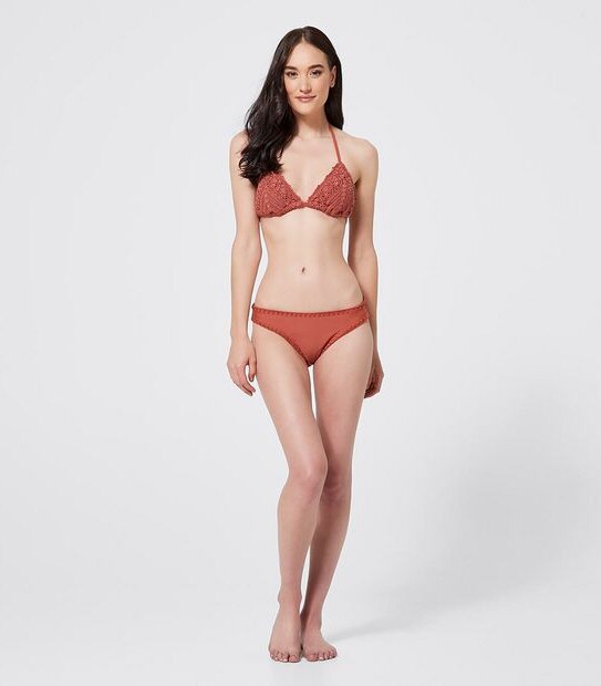 Lily Loves Crochet Triangle Bikini Swim Top