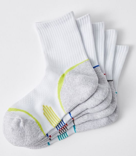 5 Pack Maxx Crew Cut Socks