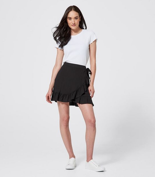 Lily Loves Wrap Mini Skirt