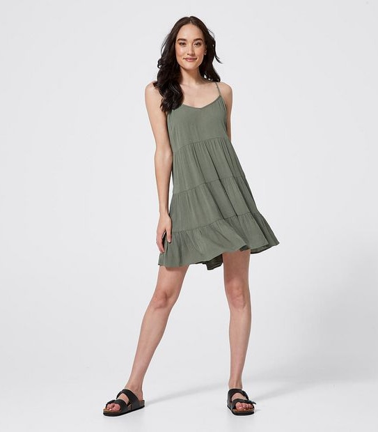 Lily Loves Sleeveless Tiered Mini Dress