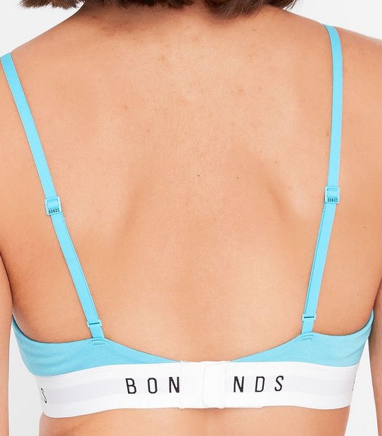 Bonds Original Triangle Crop Bra - Blue Jay