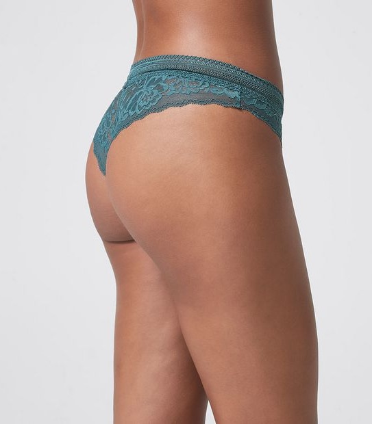 Lily Loves Border Lace Brazillian Briefs
