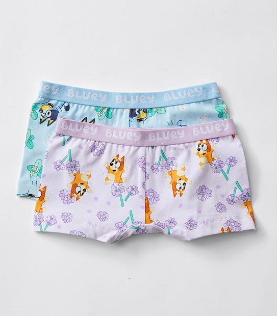 Bluey 2 Pack Girls Shortie
