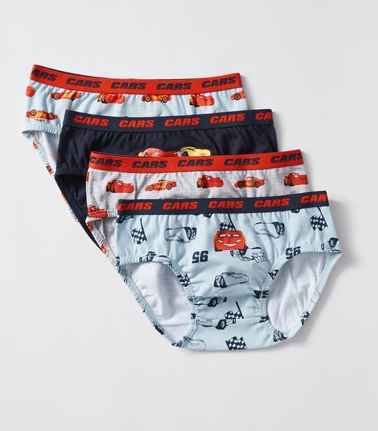 Disney Cars Briefs 4 Pack