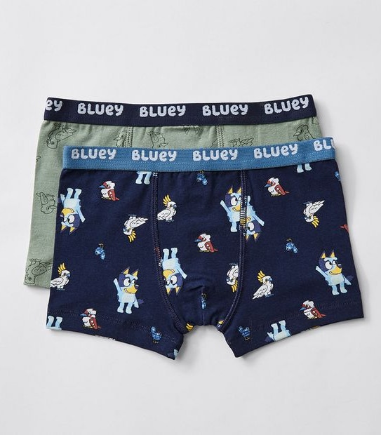 Bluey 2 Pack Boys Trunks