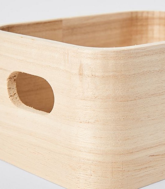 Extra Small Wooden Storage Box