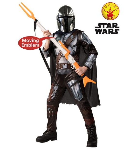 Star Wars: The Mandalorian Deluxe Kids Costume Size 6-8 Years