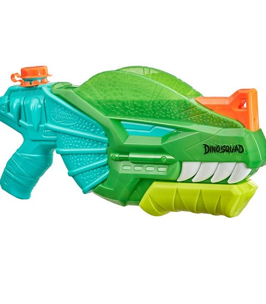 NERF Supersoaker Dinosquad - Dino Soak Water Blaster - Pump Action