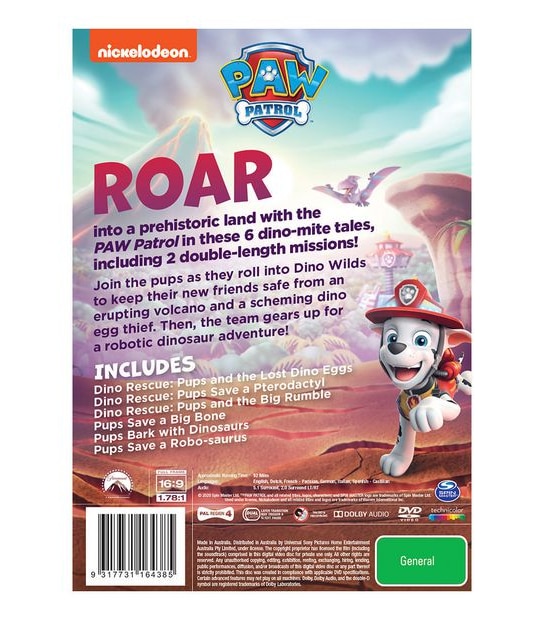 PAW Patrol: Dino Rescue - DVD