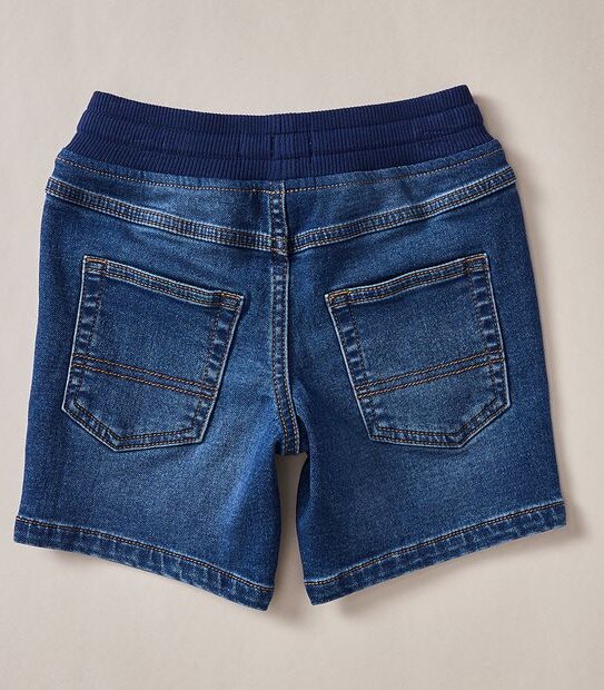 Ribbed Waist Wonder Denim Short