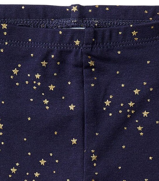 Baby Stars Glitter Print Leggings