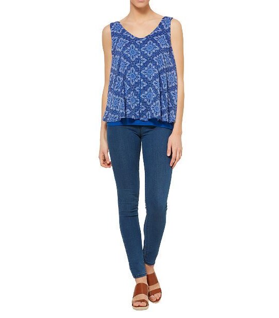 Split Layer Tank Top