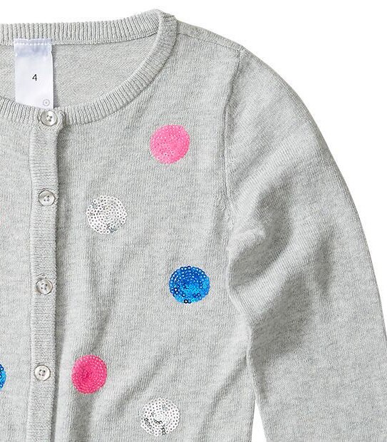 Long Sleeve Sequin Knit Cardigan 3 of 3