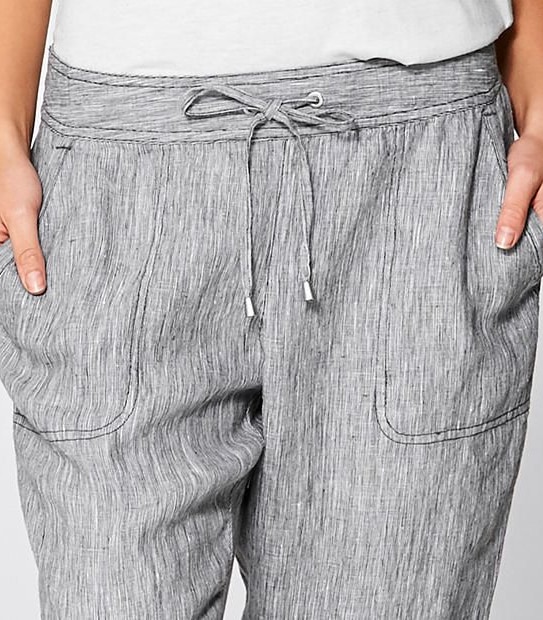 Linen Crop Pants 3 of 3