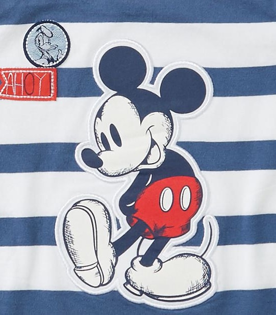 Baby Disney Mickey Mouse Stripe T-Shirt 3 of 3