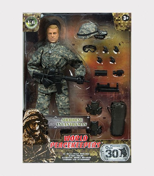 1:6 World Peacekeepers&reg; - 12" Figure 90200 Assorted