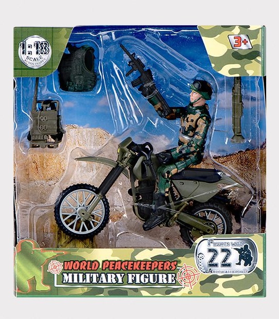 1:18 World Peacekeepers&reg; - Military Figure 77010 Assorted