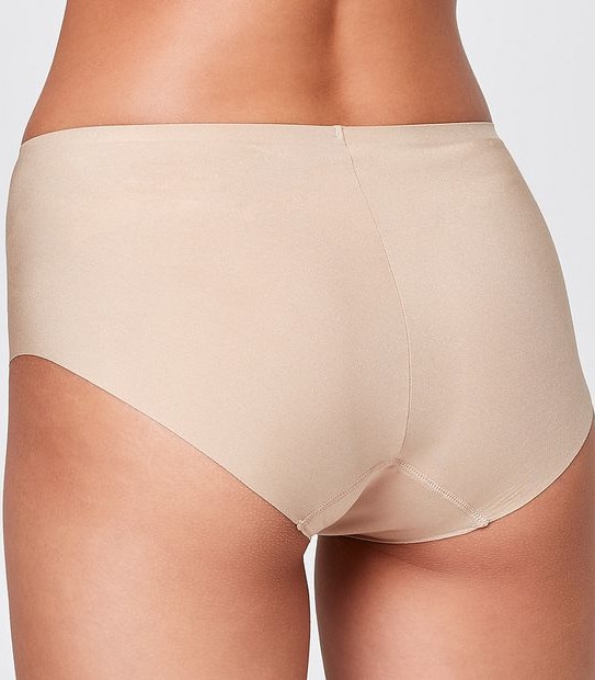 2 Pack Bonded No Show Midi Briefs