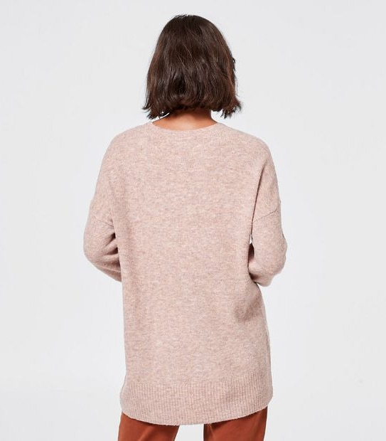 Supersoft Crew Neck Jumper - Pink Marle
