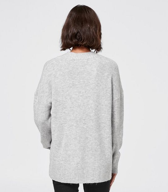 Supersoft V-Neck Jumper - Grey Marle | Target Australia