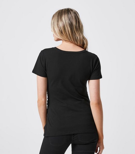 Maternity Short Sleeve Organic Cotton T-Shirt
