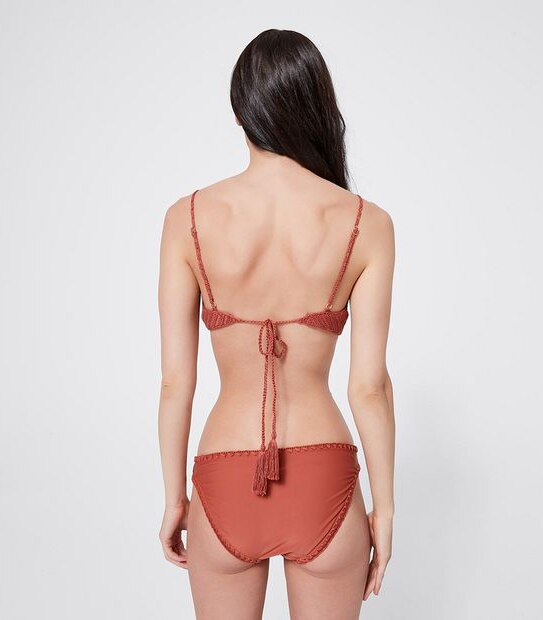 Lily Loves Crochet Bralette Bikini Swim Top