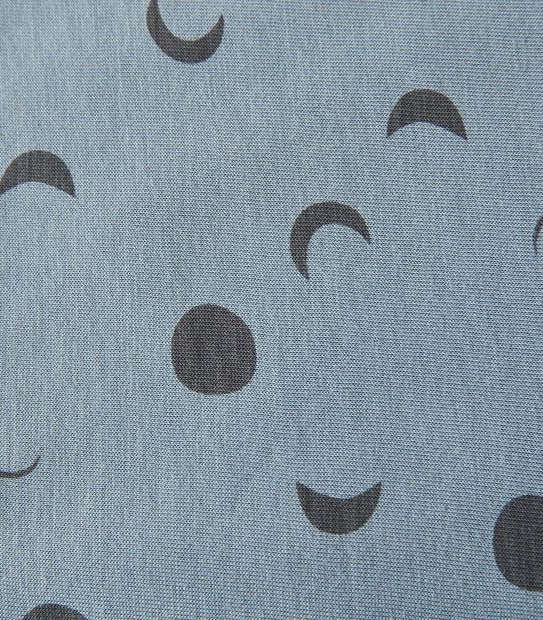 Baby Bamboo/Cotton Double Sided Bunny Rug - Moon