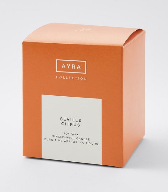 Ayra Single Wick Soy Candle