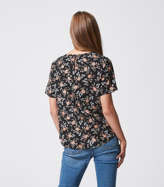 Mary Curved Hem Top