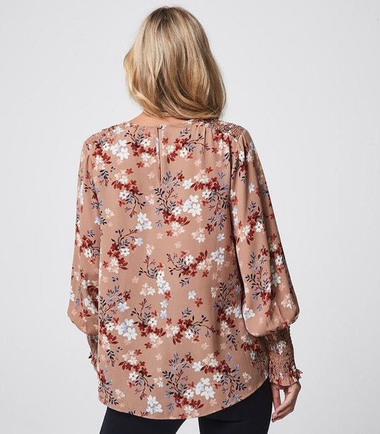 Preview Relaxed Smock Shoulder Shell Top