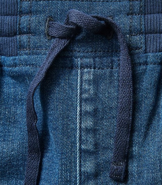 Brooklyn Ribbed Waist Straight Jean