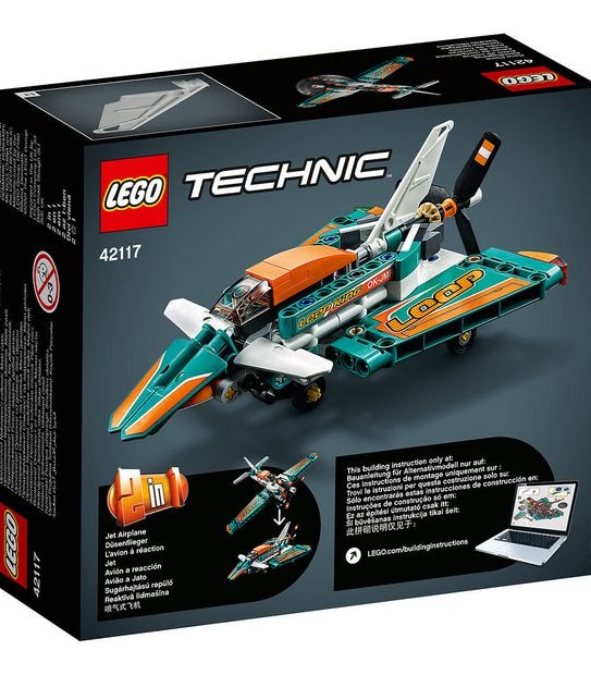 LEGO&reg; Technic Race Plane 42117