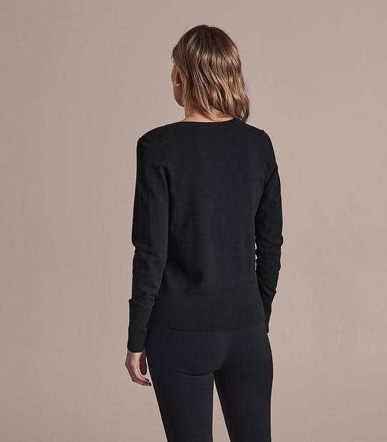 Preview Ribbed V-Neck Cardigan