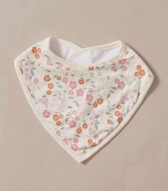 bub. Baby Organic Cotton 2 Pack Bandana Bibs