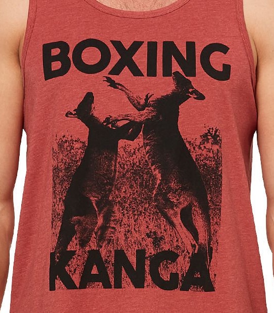 Australia Day Boxing Kanga Tank Top