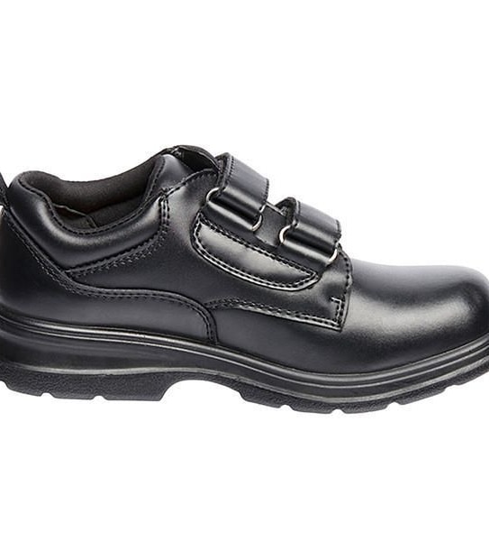 Earl Junior Twin Tab Leather School Shoes