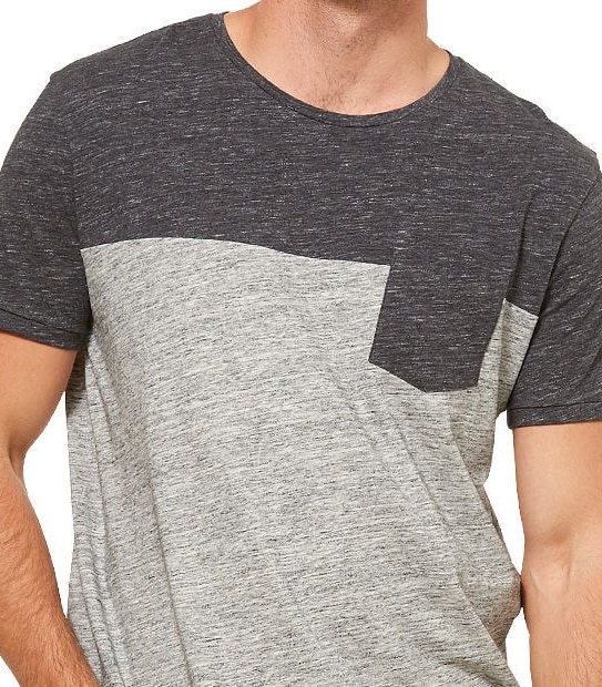 Textured Splice T-Shirt