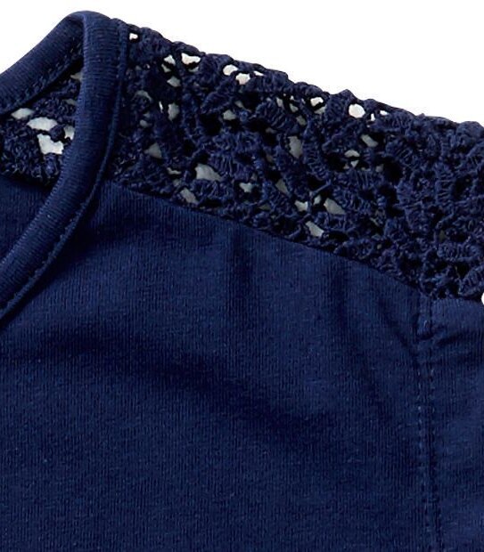 Lace Shoulder Bow Tank Top