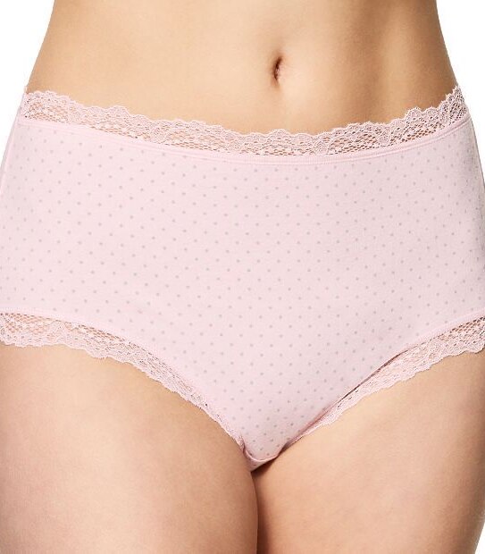 2 Pack Cotton & Lace Full Briefs 4 of 5