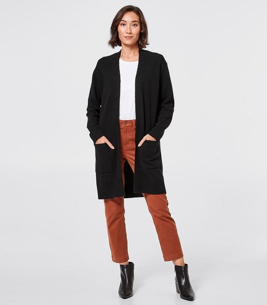 Supersoft Edge To Edge Cardigan - Black